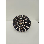 Monere Equestrian Swarovski hairnet black rosegold/01