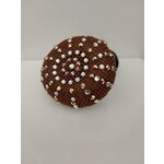 Frontriemenshop Swarovski hairnet brown 01/rosegold