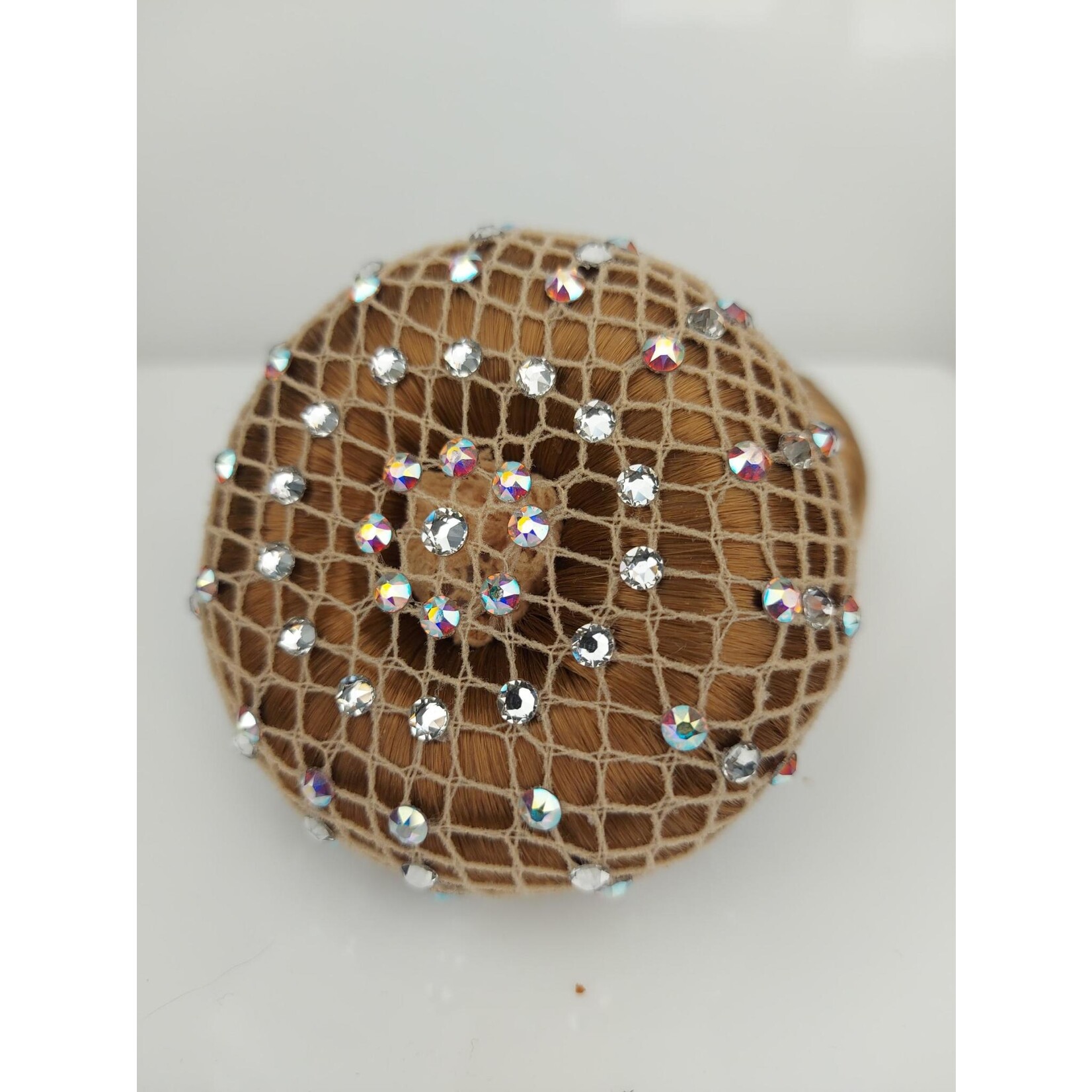 Frontriemenshop Swarovski hairnet light blond ab/01