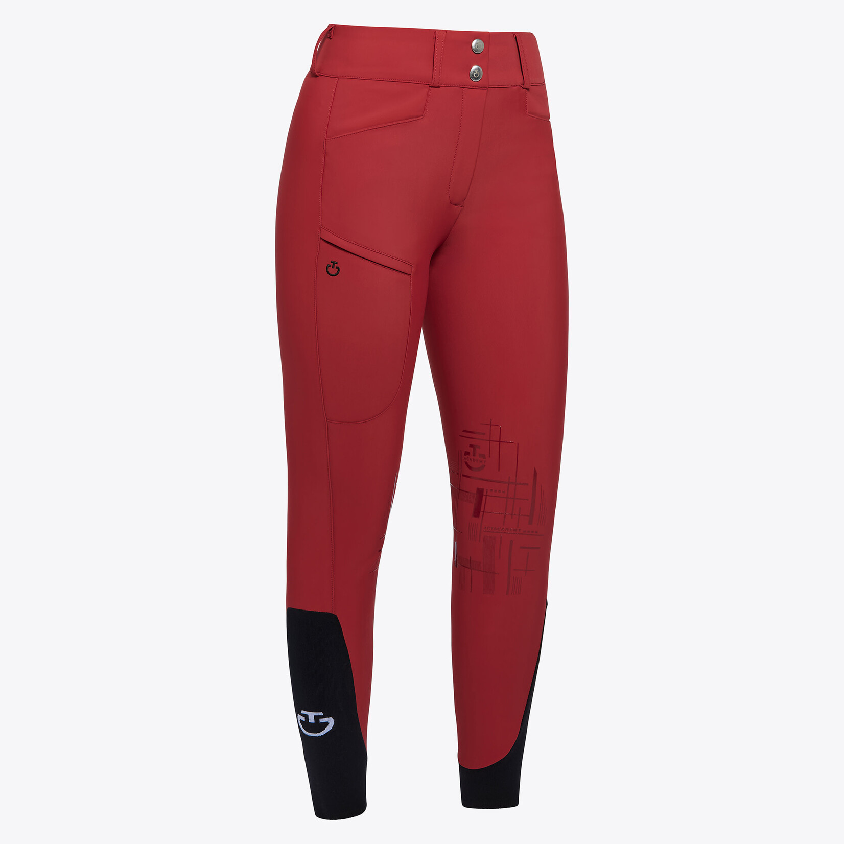 Cavalleria Toscana Cavalleria toscana academy knee grip breeches red