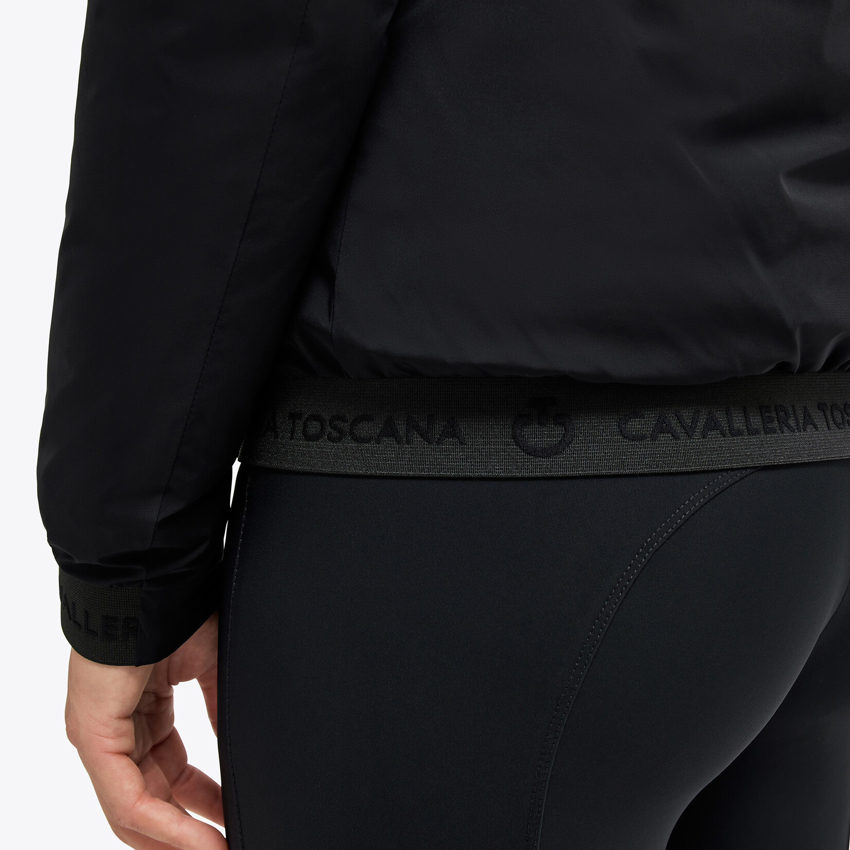 Cavalleria Toscana Cavalleria toscana academy padded nylon stretch jas