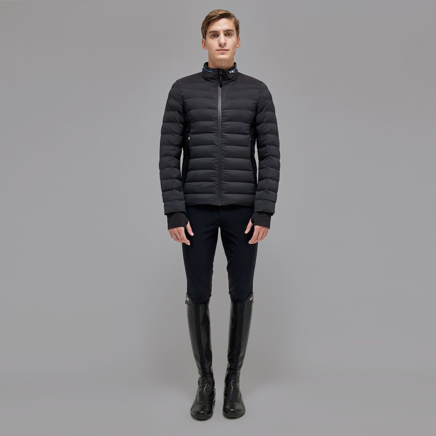 Cavalleria Toscana Cavalleria toscana revo nylon hooded puffer jacket