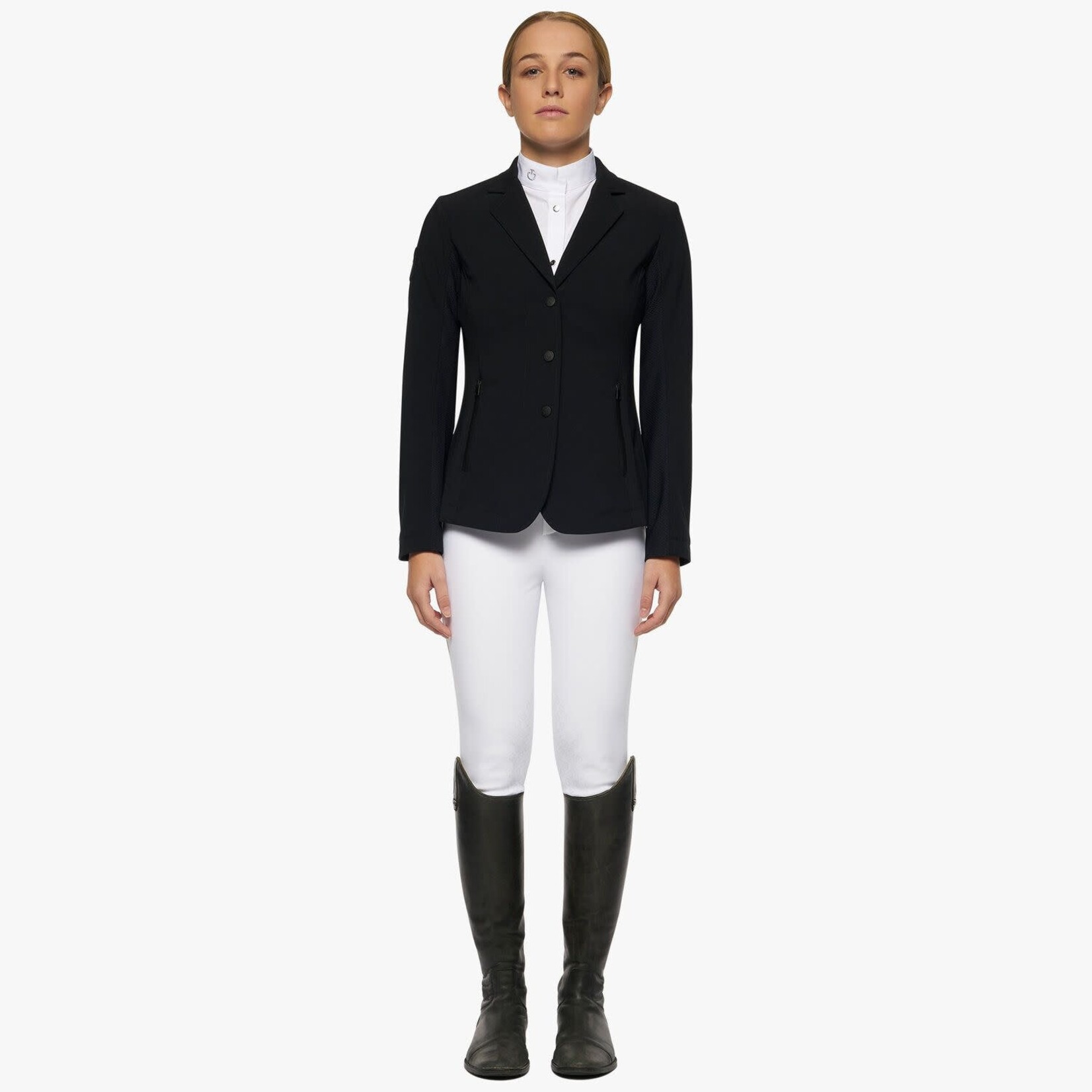 Cavalleria Toscana Cavalleria toscana girl's jersey riding jacket