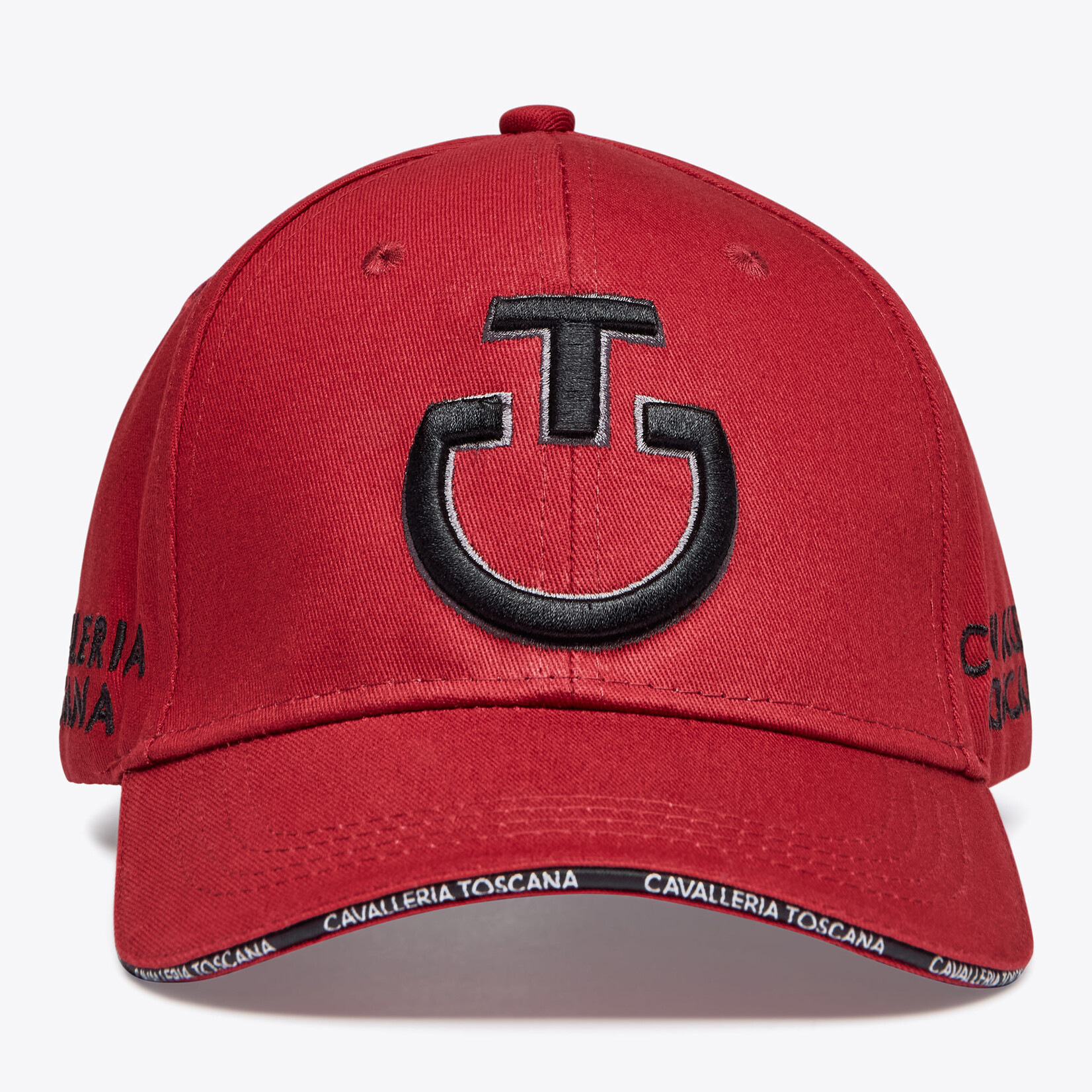 Cavalleria Toscana Cavalleria toscana embroidered baseball cap red