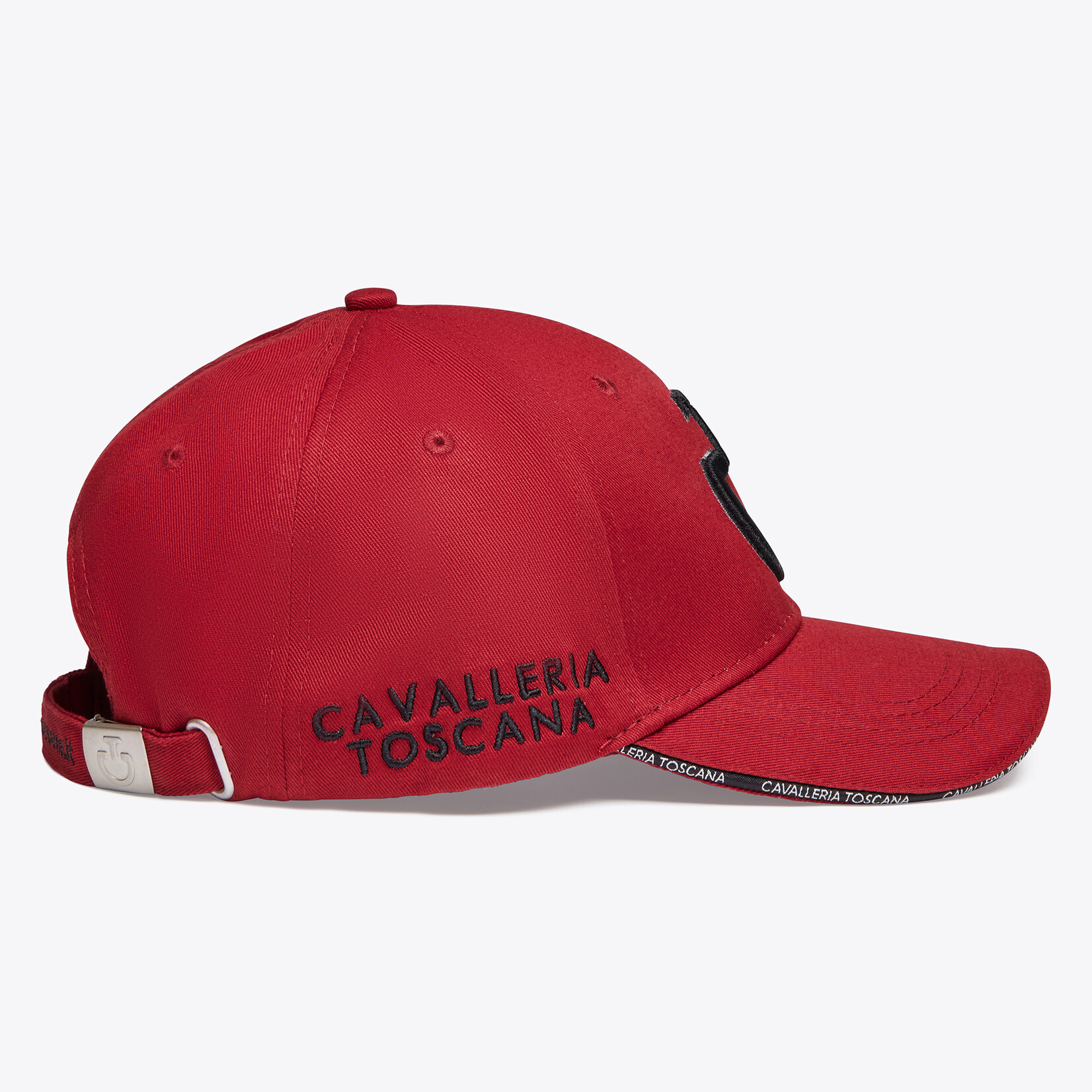 Cavalleria Toscana Cavalleria toscana embroidered baseball cap red