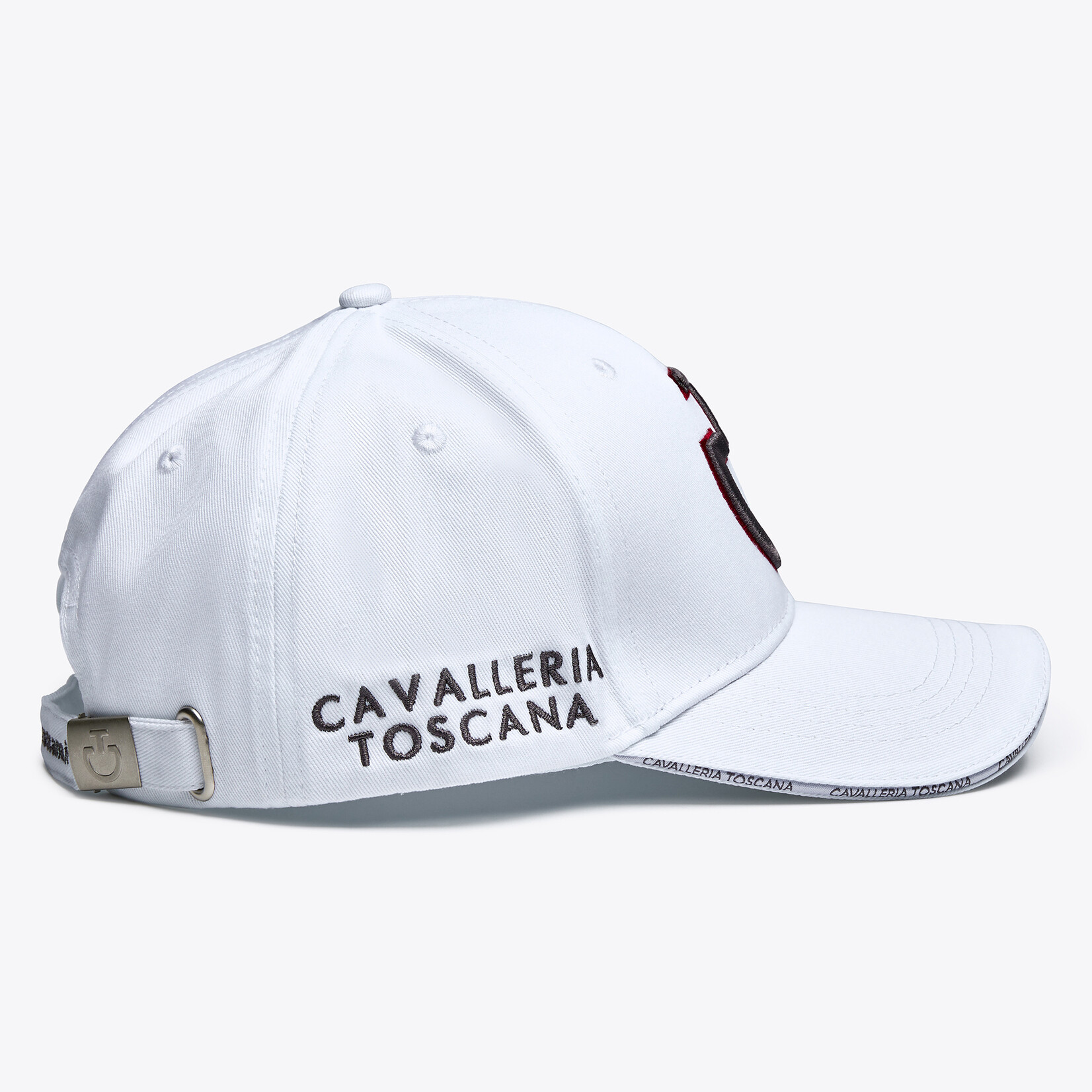 Cavalleria Toscana Cavalleria toscana embroidered baseball cap white