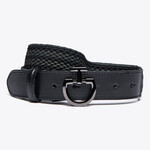 Cavalleria Toscana Cavalleria toscana elastische women's belt black/grey