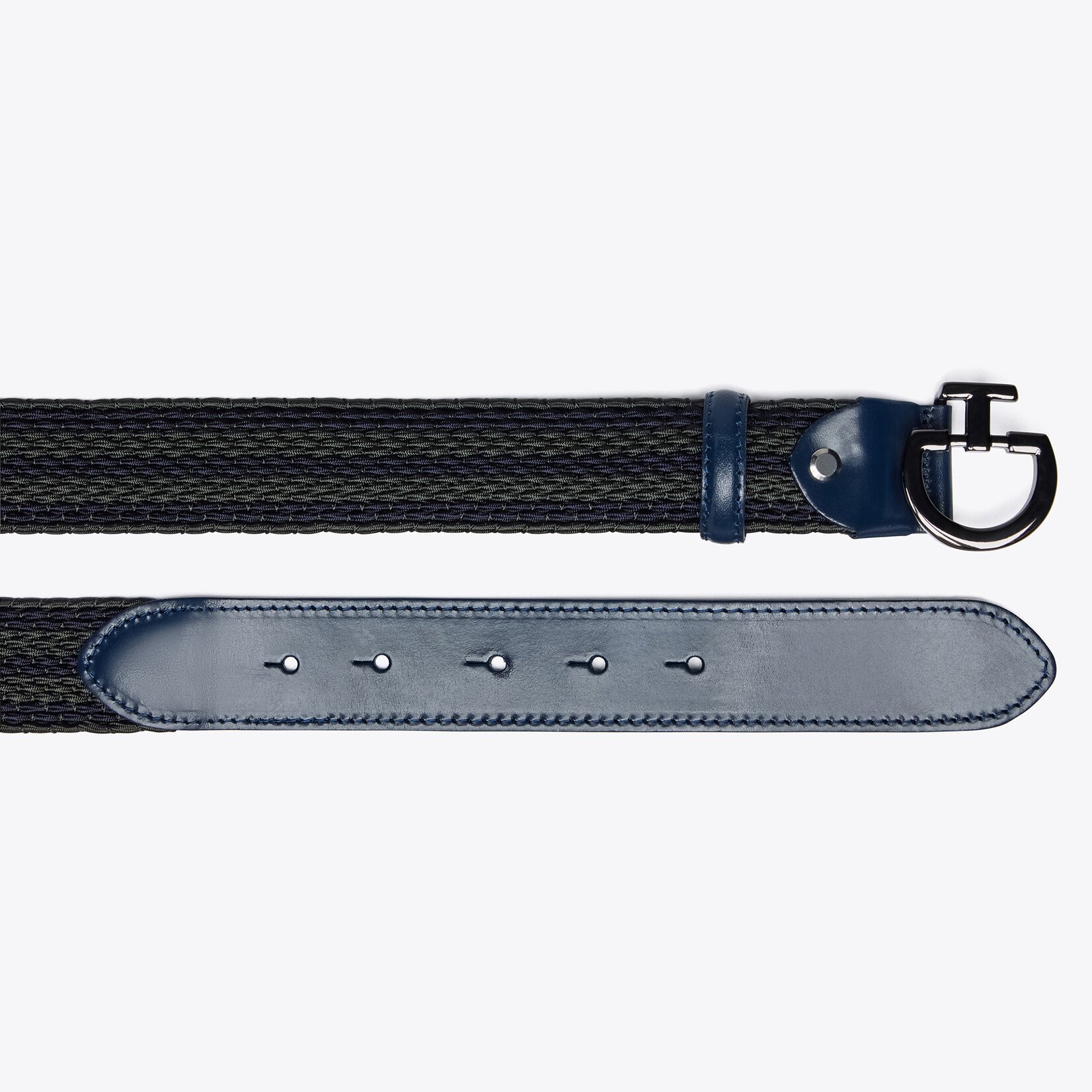 Cavalleria Toscana Cavalleria toscana elastische women's belt black/grey