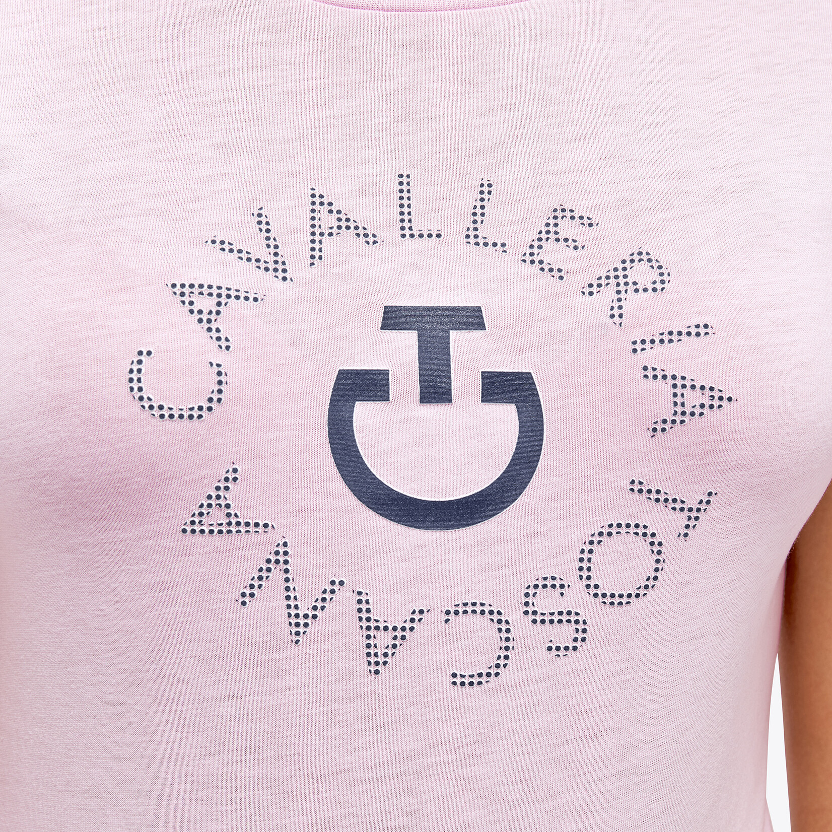 Cavalleria Toscana Cavalleria toscana orbit print katoenen t-shirt roze