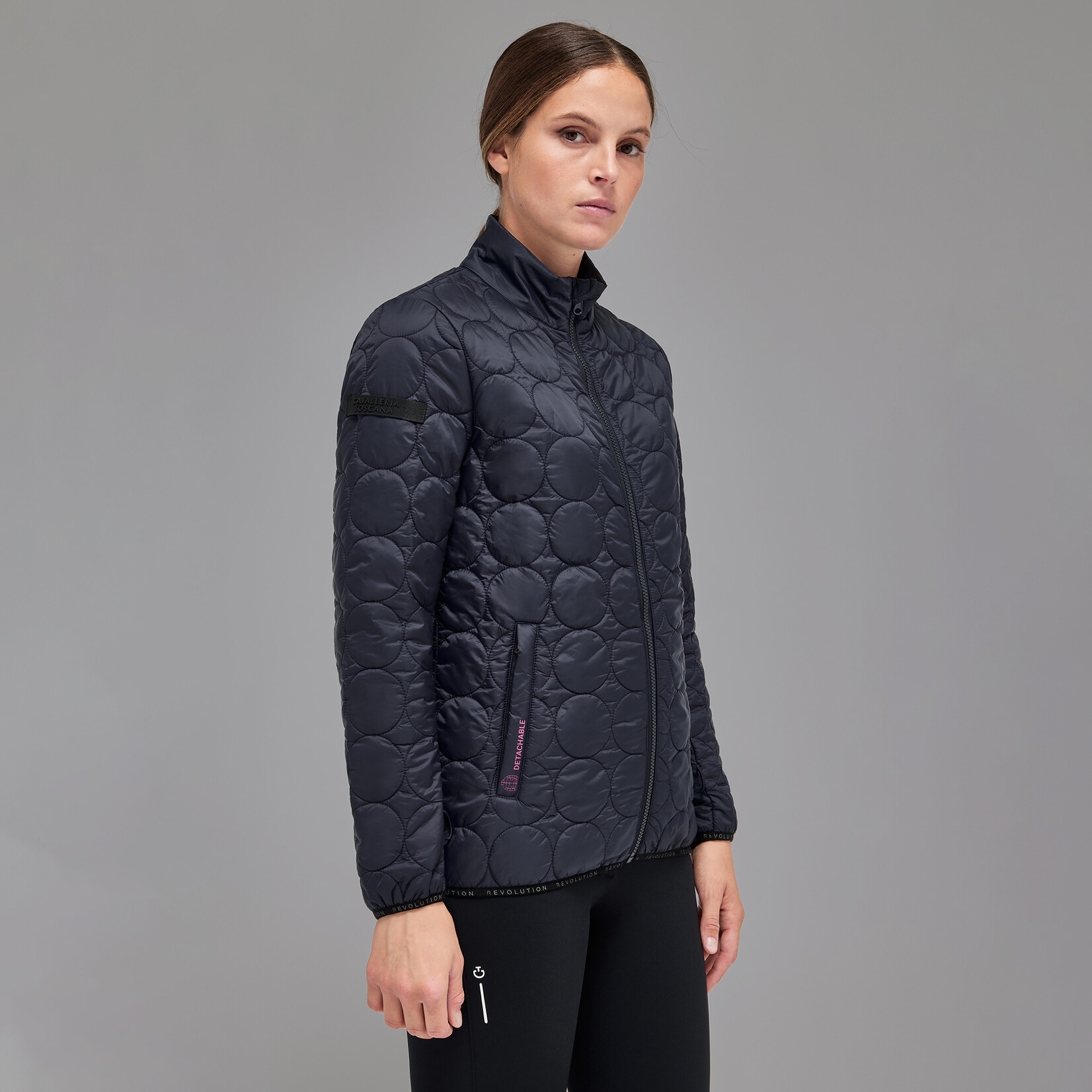 Cavalleria Toscana Cavalleria toscana revo 3-way waterproof jas blauw