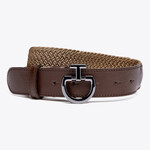 Cavalleria Toscana Cavalleria toscana elastiche women's belt brown