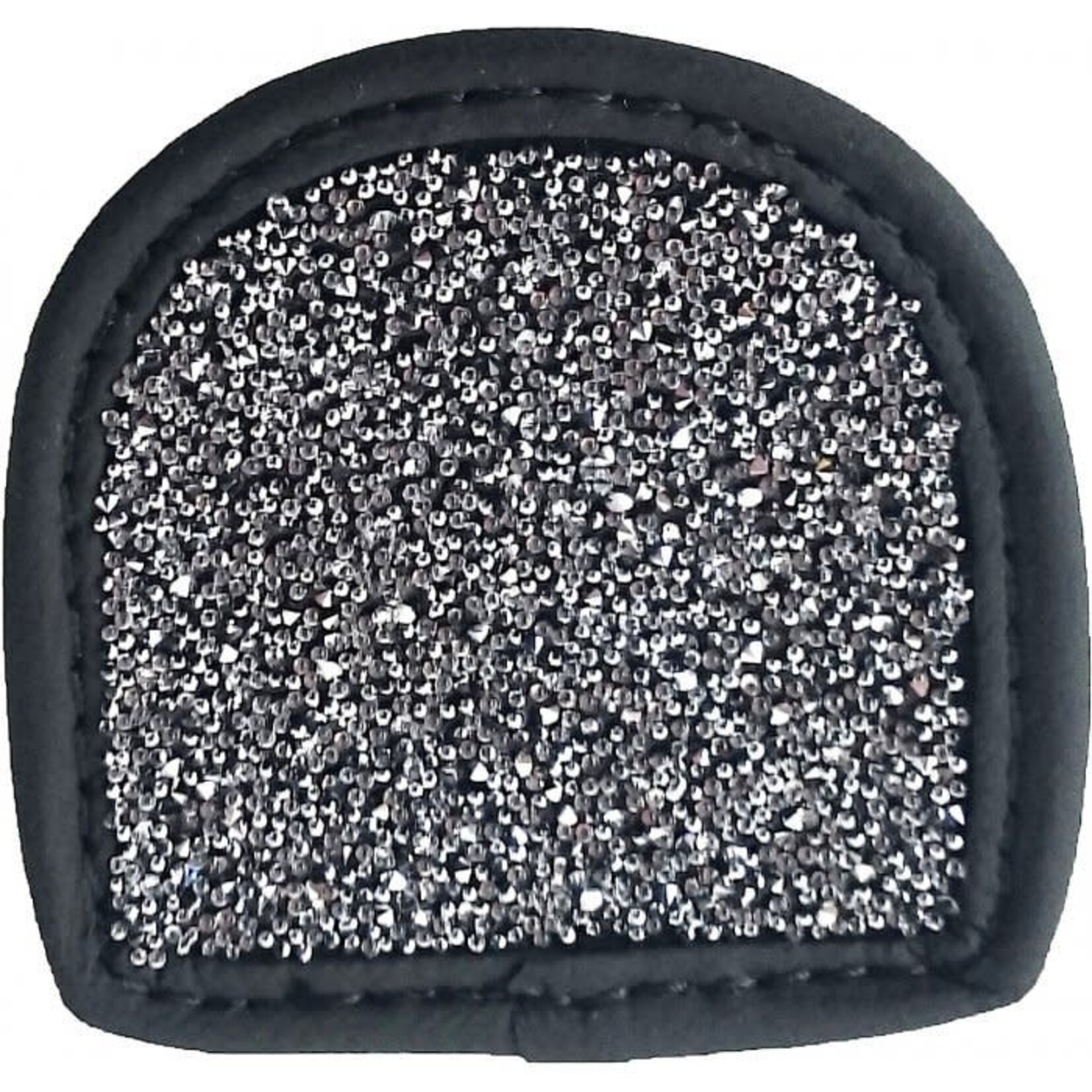 Eigen merk Swarovski pads black fabric