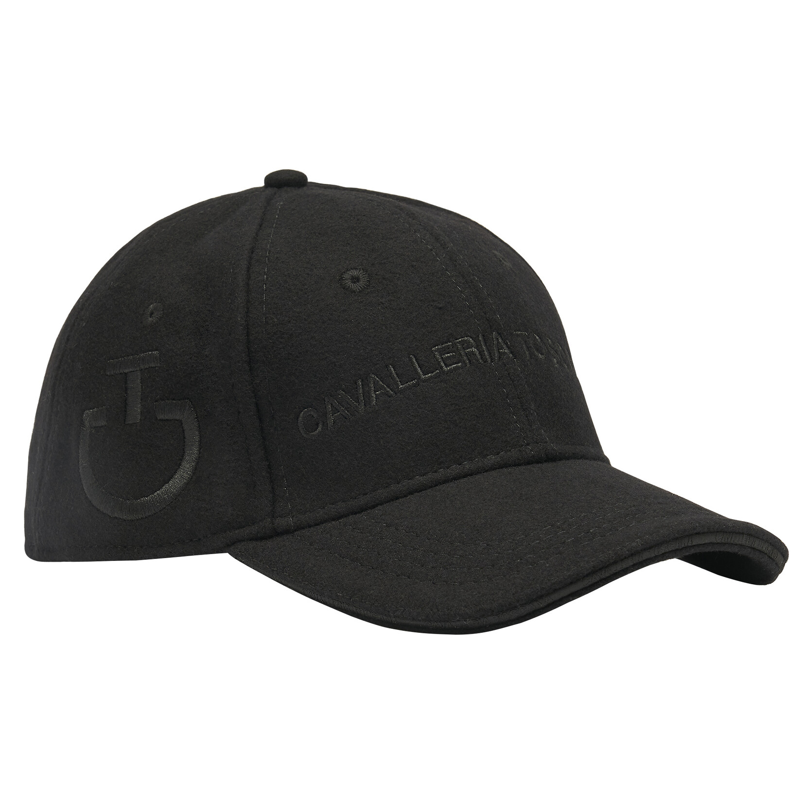 Cavalleria Toscana Cavalleria Toscana holiday wool baseball cap black