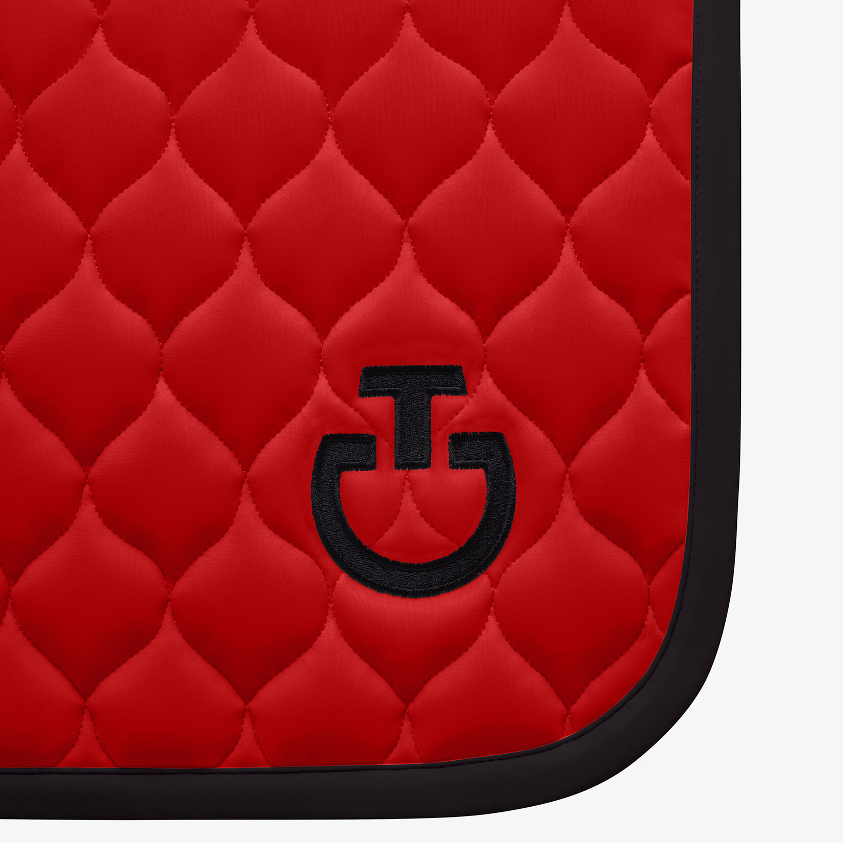 Cavalleria Toscana Cavalleria Toscana circular quilted dressage saddlepad red