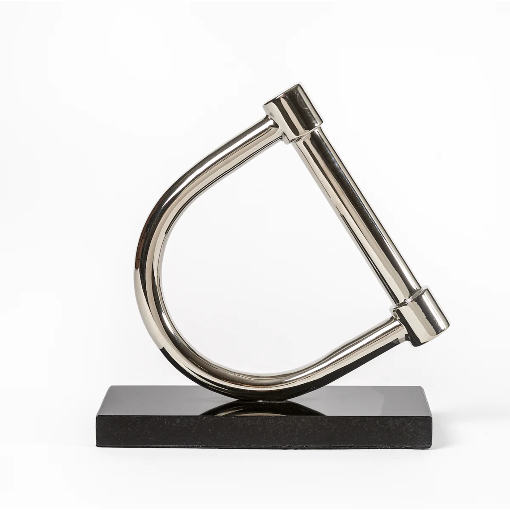 Adamsbro Adamsbro stirrup decor silver with black marble