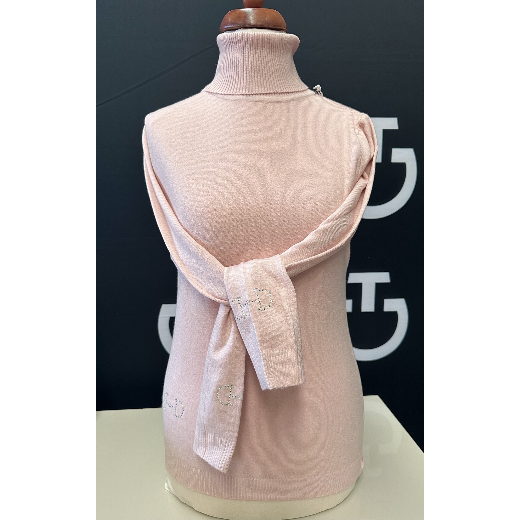 NoConcept Noconcept turtleneck light pink swarovski bit