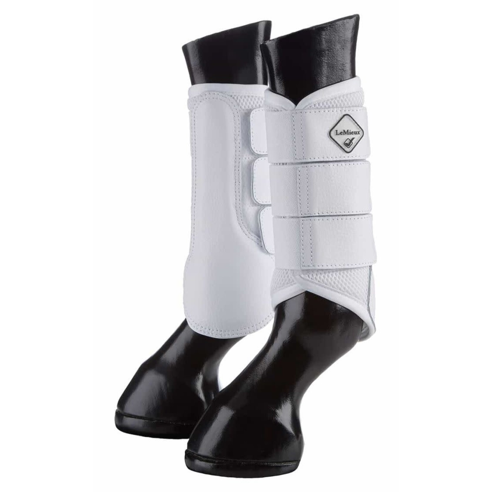 LeMieux LeMieux mesh brushing boots white