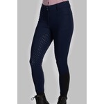 Aviar Aviar mid-rise chique breeches navy