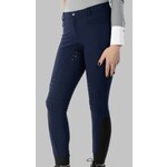 Aviar Aviar low-rise chique breeches navy