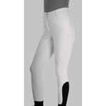 Aviar Aviar mid-rise knee Grip breeches in white