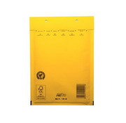 Specipack Gele luchtkussen enveloppen D 180 x 265 mm A5+ Geel Gekleurd  - Doos met 100 stuks