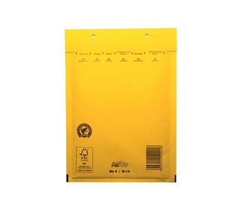 Specipack Enveloppes à coussin d'air jaunes D 180 x 265 mm A5+ Jaune coloré - Boîte de 100 pièces.