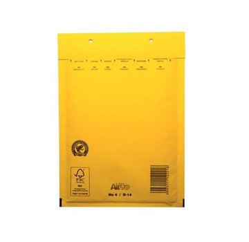 Specipack Enveloppes à coussin d'air jaunes D 180 x 265 mm A5+ Jaune coloré - Boîte de 100 pièces.