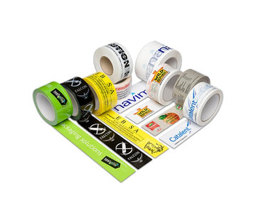 Specipack Bedrukte PVC Tape - 3 Kleuren - 50 mm x 66 m