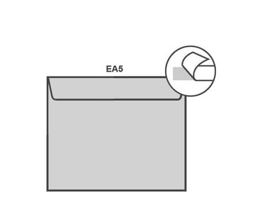 Specipack Witte envelop EA5 156 x 220 mm doos 500 stuks