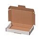 Boîte aux lettres en carton ondulé E 310 x 215 x 30 mm A4 Blanc - avec fermeture supplémentaire - Lot de 50 boîtes postales