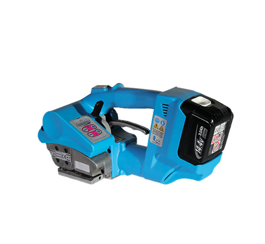 Omsnoeringsmachine met handgreep