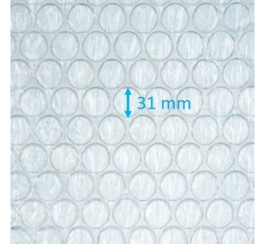 Rouleau de papier bulle transparent - Hauteur 150cm - Longueur 180