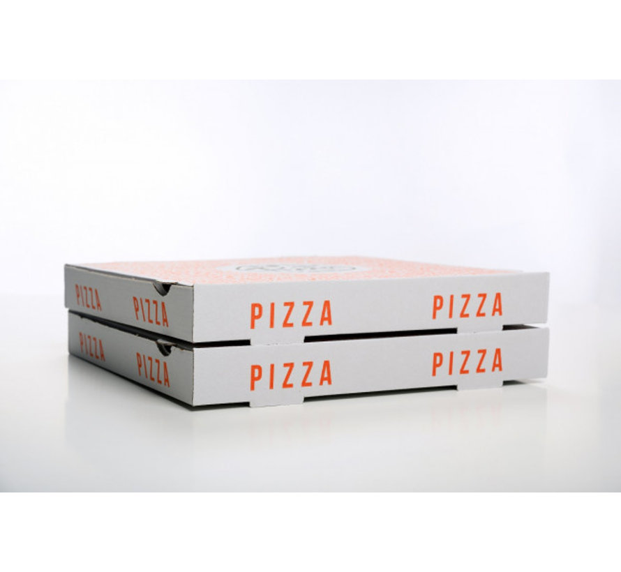 Pizzadoos Francia 32 x 32 x 4 cm - 50 stuks per pak - Golfkarton