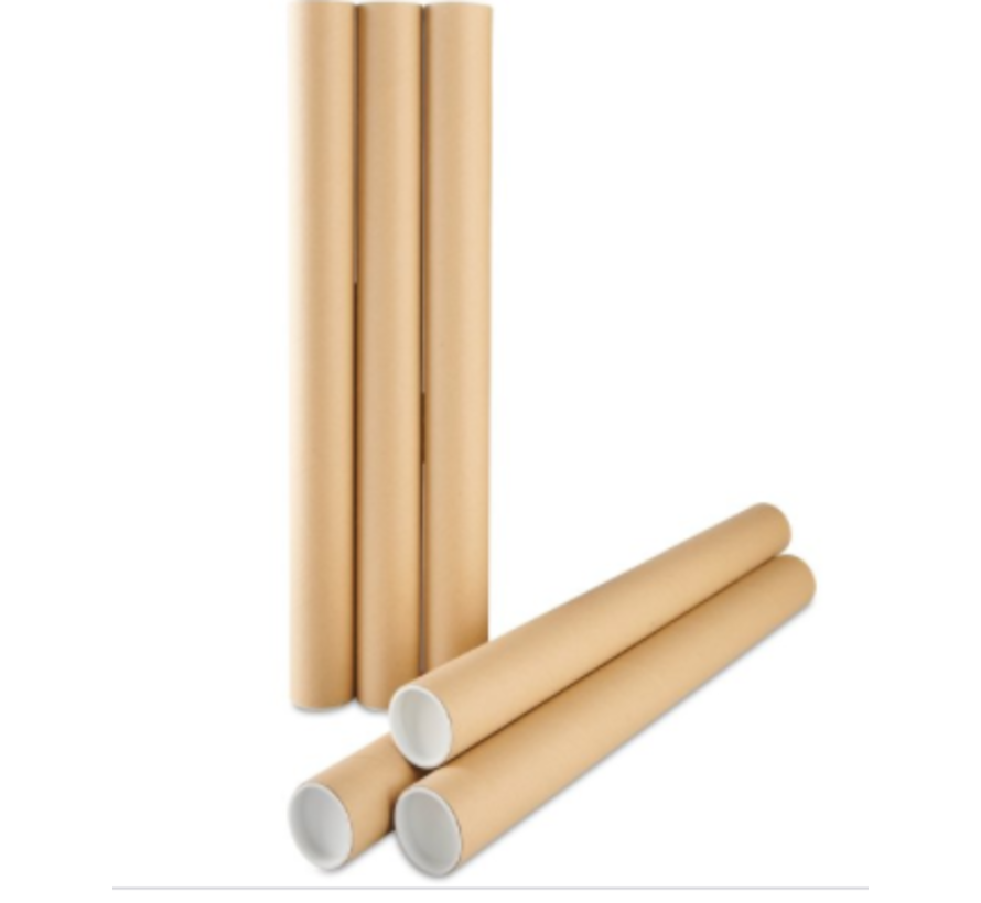 Tubes d'expédition ronds - 1170mm diamètre 60mm - (fardeau 25 pcs)