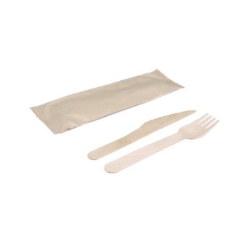 Specipack Set de couverts Bois naturel - Des couverts respectueux de l'environnement - 400 pièces / 0,18 € par pièce