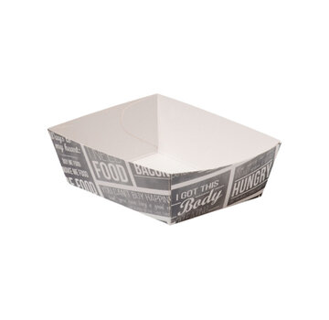 Specipack Plateau snack en carton A7 - Pubchalk 90 x 70 x 35 mm - 400 pièces / 0,069 € pièce
