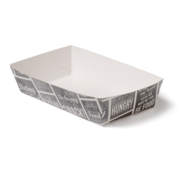 Specipack Plateau snack en carton A9 - Pubchalk 120 x 70 x 35 mm - 400 pièces / 0,067 € pièce