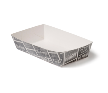 Specipack Plateau snack en carton A13 - Pubchalk 150 x 70 x 35 mm - 400 pièces / 0,10 € par pièce