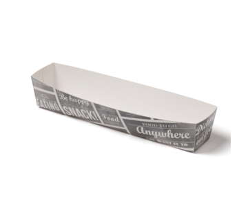 Specipack Frikandelbakje karton A16N - Pubchalk 185 x 33 x 35 mm - 400 stuks / €0,09 per stuk