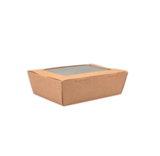 Specipack Boîte à repas avec fenêtre - 140 x 85 x 45 mm - 200 pièces