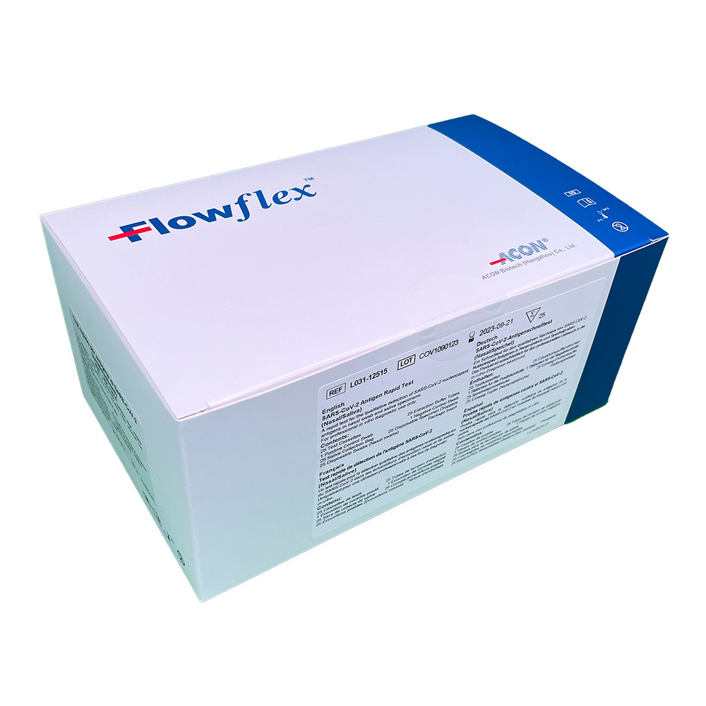 ACON Flow Flex Zelftest 25 stuks - RIVM Goedgekeurd - VerpakkingenXL - BE