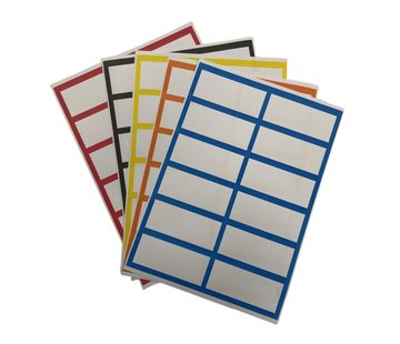 Specipack Autocollants de déménagement - 5 feuilles différentes - 12 autocollants par feuille