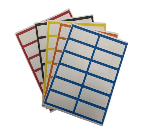 Specipack Autocollants de déménagement - 5 feuilles différentes - 12 autocollants par feuille