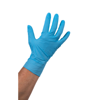 Specipack Nitril comfort handschoen - blauw - ongepoederd - maat L - 100 stuks