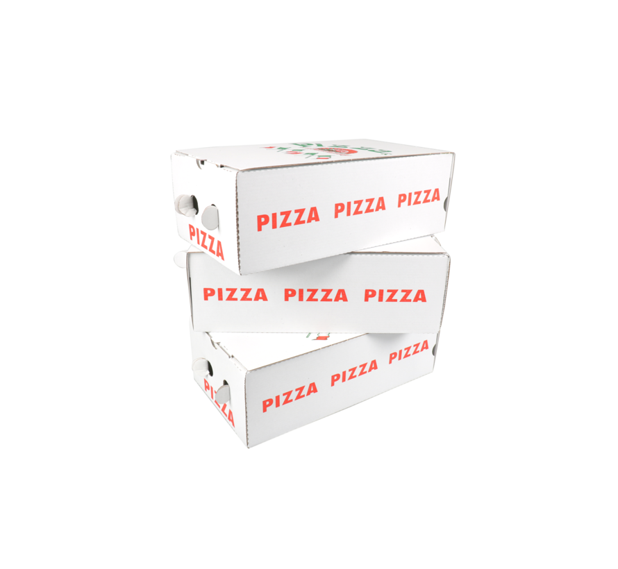 Boîte à pizza Calzone - 30x16x10cm - rétractable 100 pièces