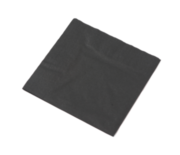 Specipack Serviette de table cellulose - 2-ply - 33x33cm - noir - 24x50 pièces