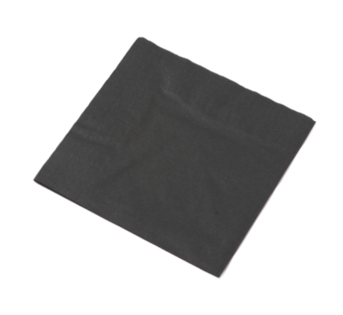 Specipack Serviette de table cellulose - 2-ply - 33x33cm - noir - 24x50 pièces