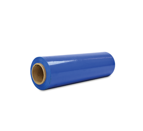 Specipack Stretchfolie Wikkelfolie Handrollen - Palletfolie - Doos met 6 rollen 23 my eenzijdig Klevend Blauw - 50 cm x 300 m