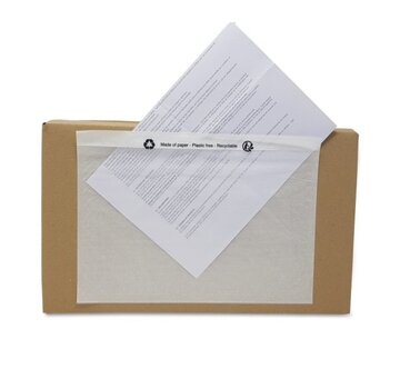 Specipack Enveloppes pour listes de colisage / papier dockulops non imprimé - recyclable - A5 - 228mm x 165mm - boîte de 1000 pièces