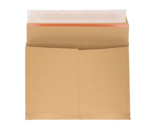 Specipack Verzendenvelop opening lange zijde - 353 x 250 - bruin - met tearstrip - bundel met 100 stuks